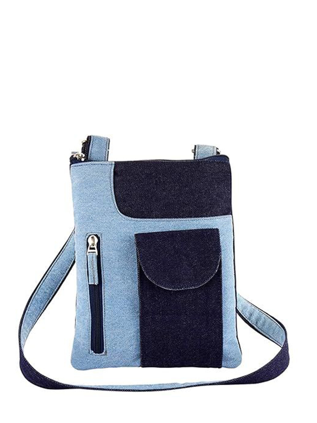 The Purani Jeans Pocket Denim Sling Bag