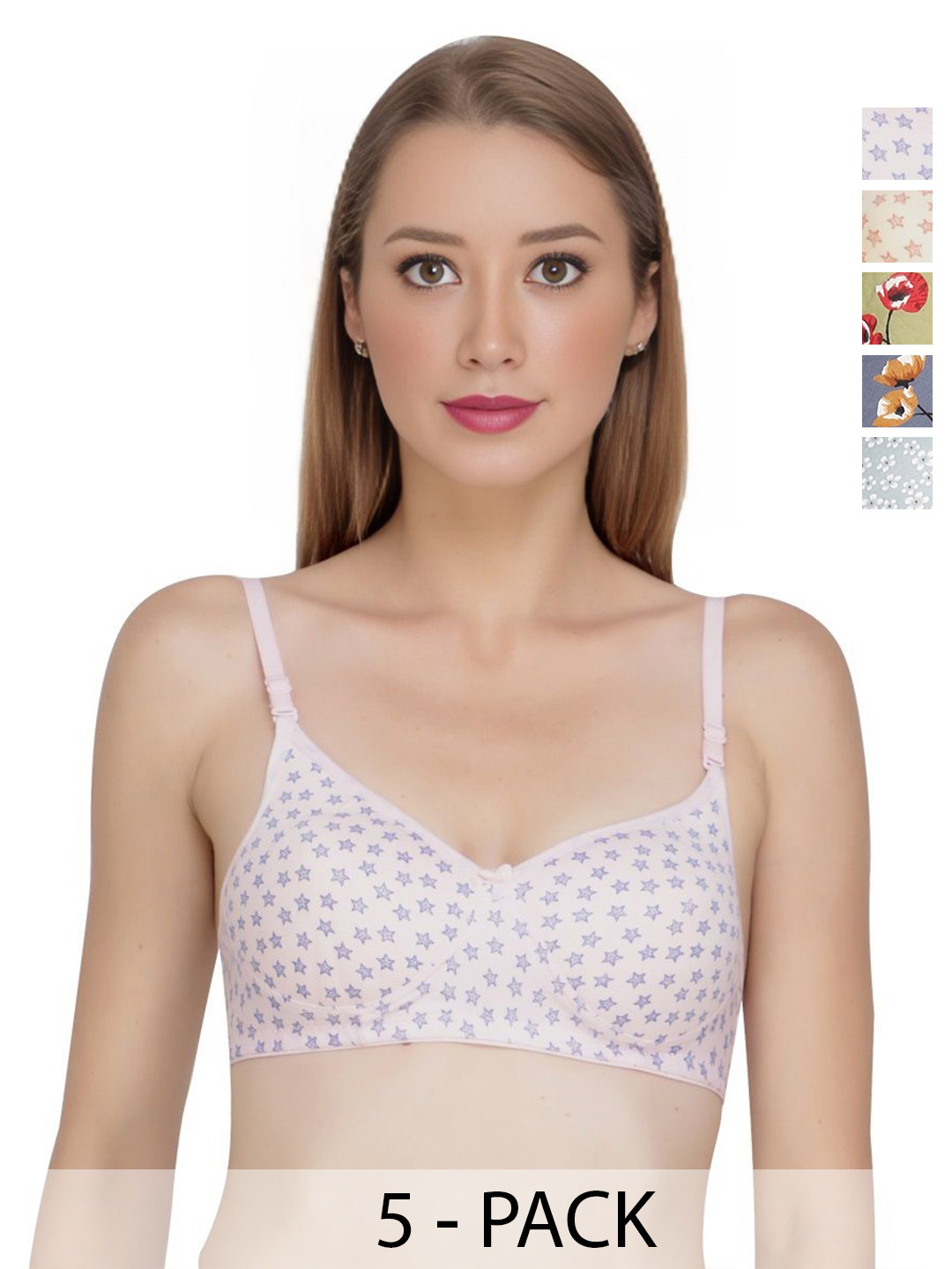 Liigne Floral Bra Full Coverage Lightly Padded