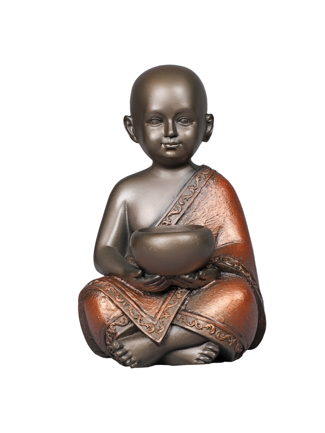 Ashnam Bronze-Toned Figurine Showpiece