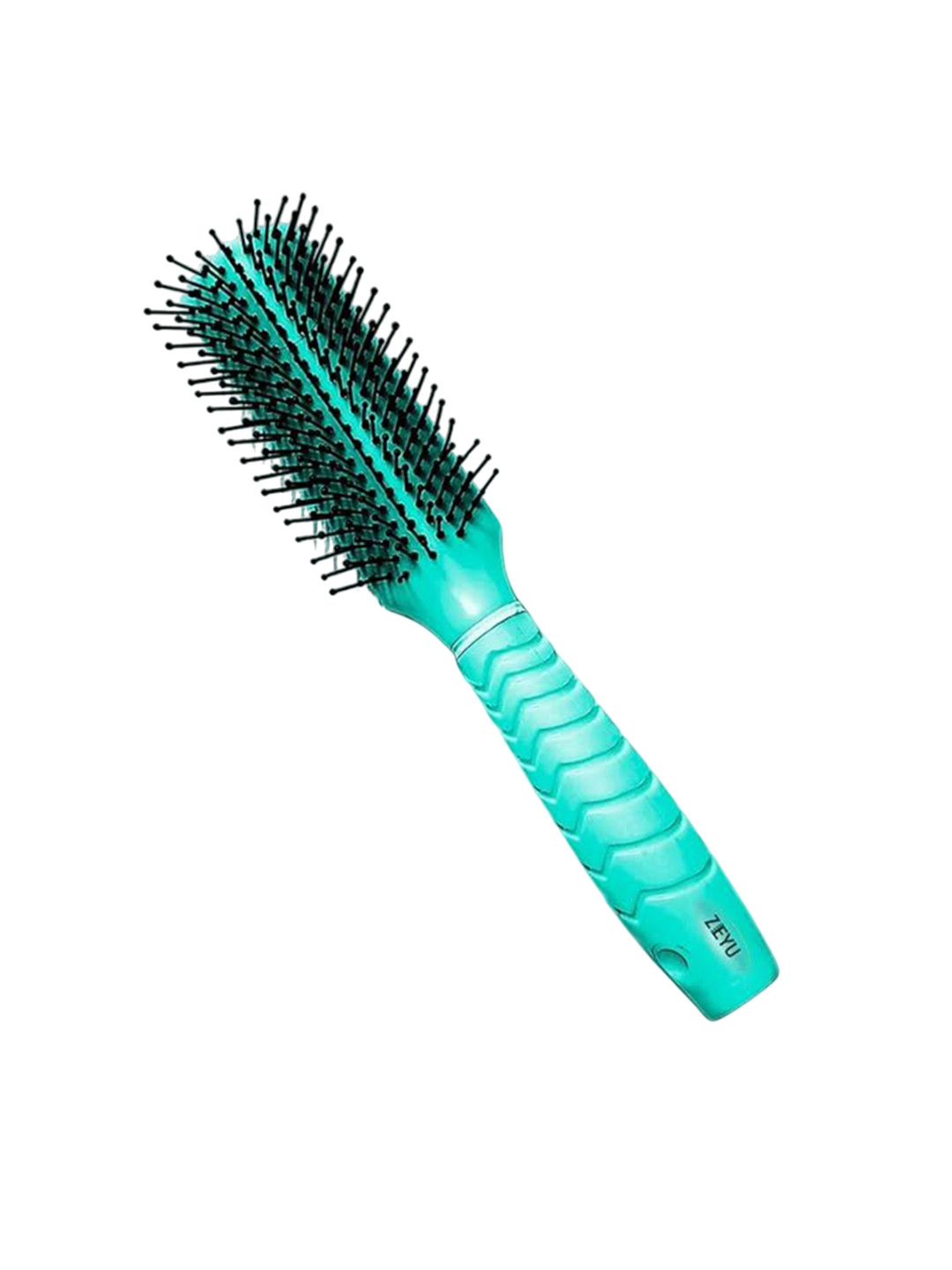 Zeyu Elegant Flat Hair Brush Comb Hair Brush- Green