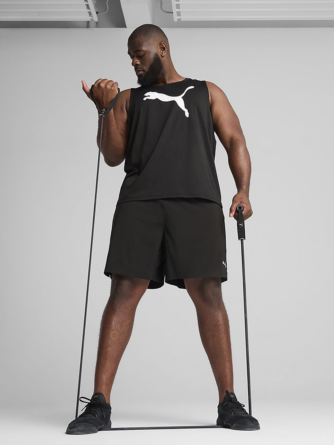 Puma Train All Day Men Brand Logo Printed Sleeveless Training Tank