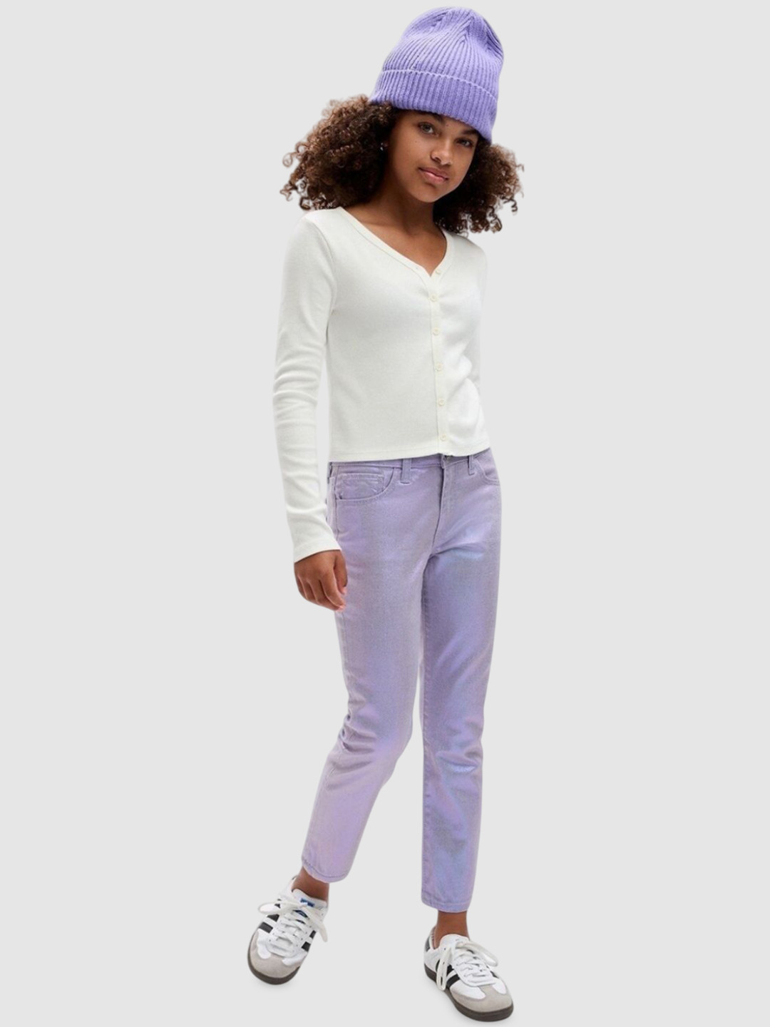 GAP Girls Foil Print Slim Fit Jeans