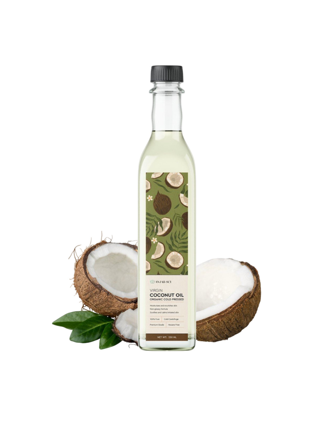 Antar-Sci Cold Pressed Virgin Coconut Oil - 250 ml