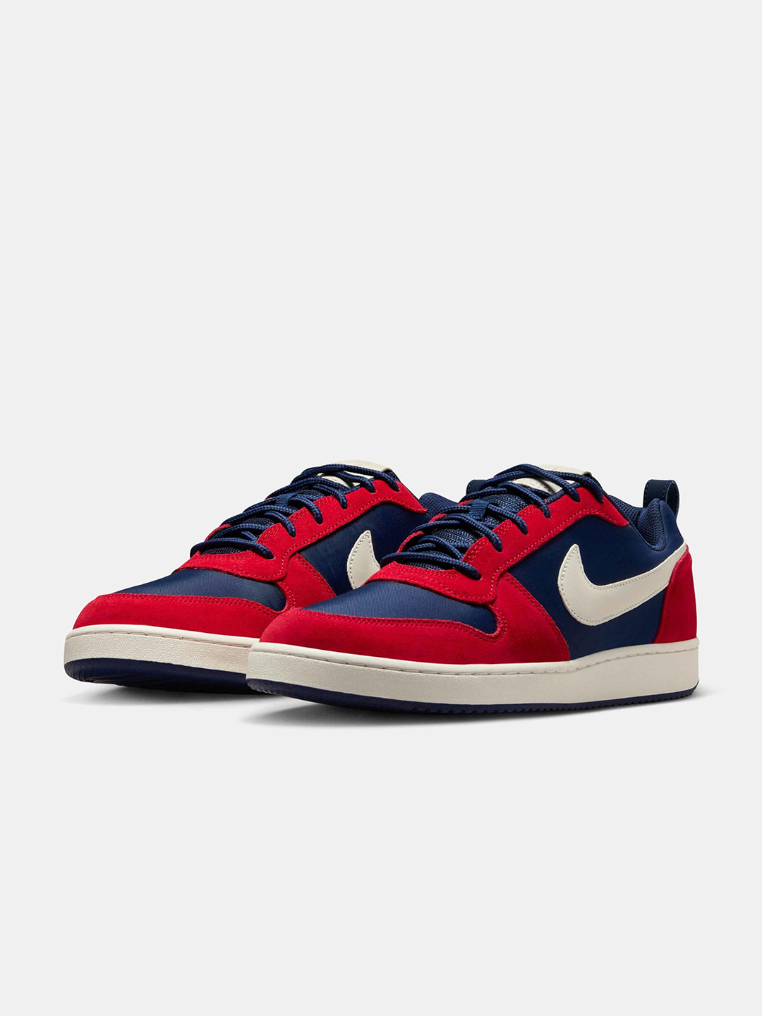 Nike Court Borough Low Premium Men Colourblocked Lace-Ups Sneakers