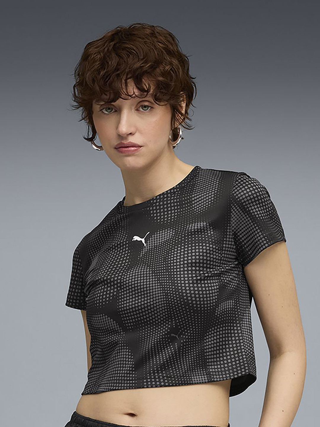 Puma DARE TO Women's Slim Cropped Printed Tee