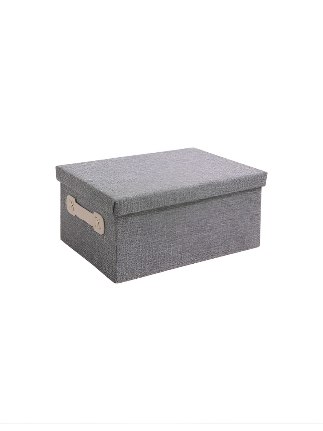 HOKIPO Grey Storage Box Organisers With Lid
