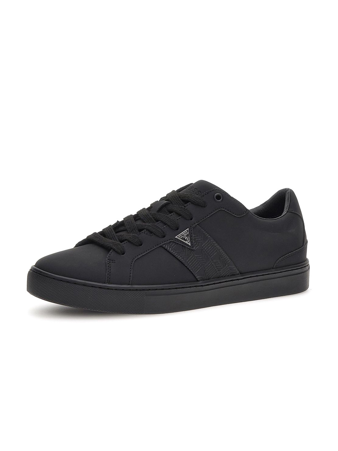 GUESS Men Round Toe PU Sneakers