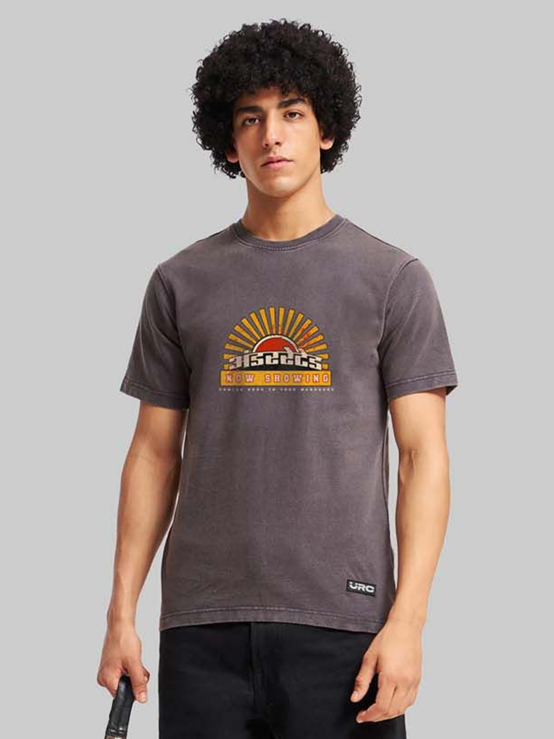 Underrated Club Graphic Printed Bio Finish Pure Cotton T-Shirt