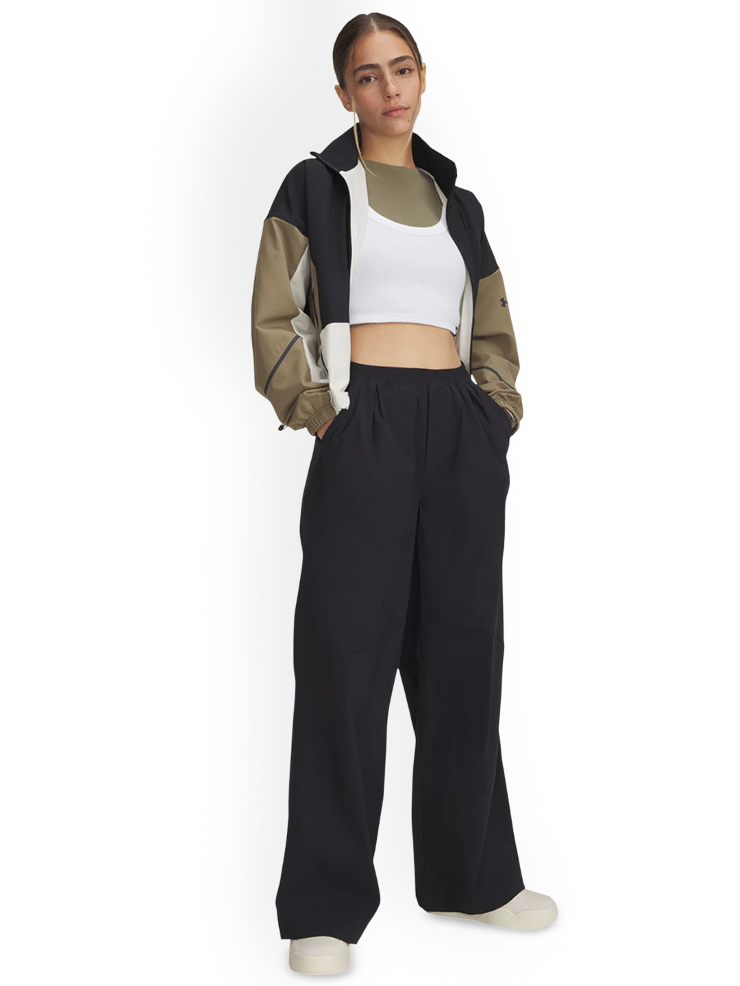 UNDER ARMOUR Women Unstoppable Woven Relaxed Fit Parachute Pants