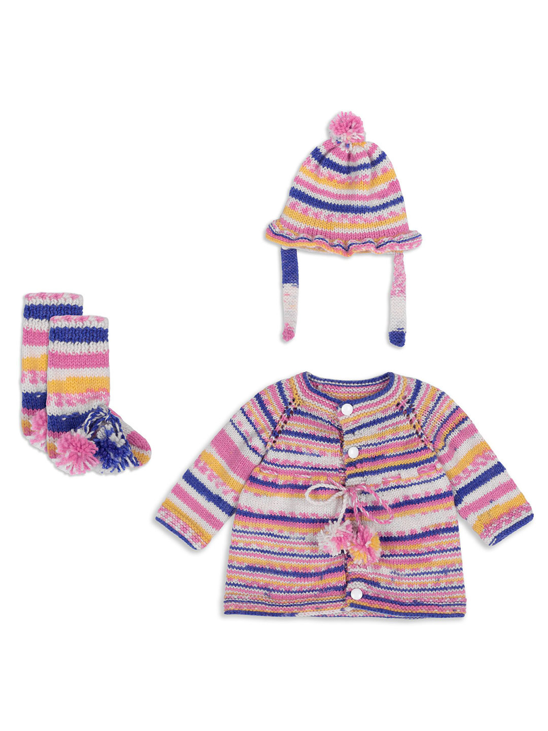 Clothes Shop Girls Striped Woollen Sweaters