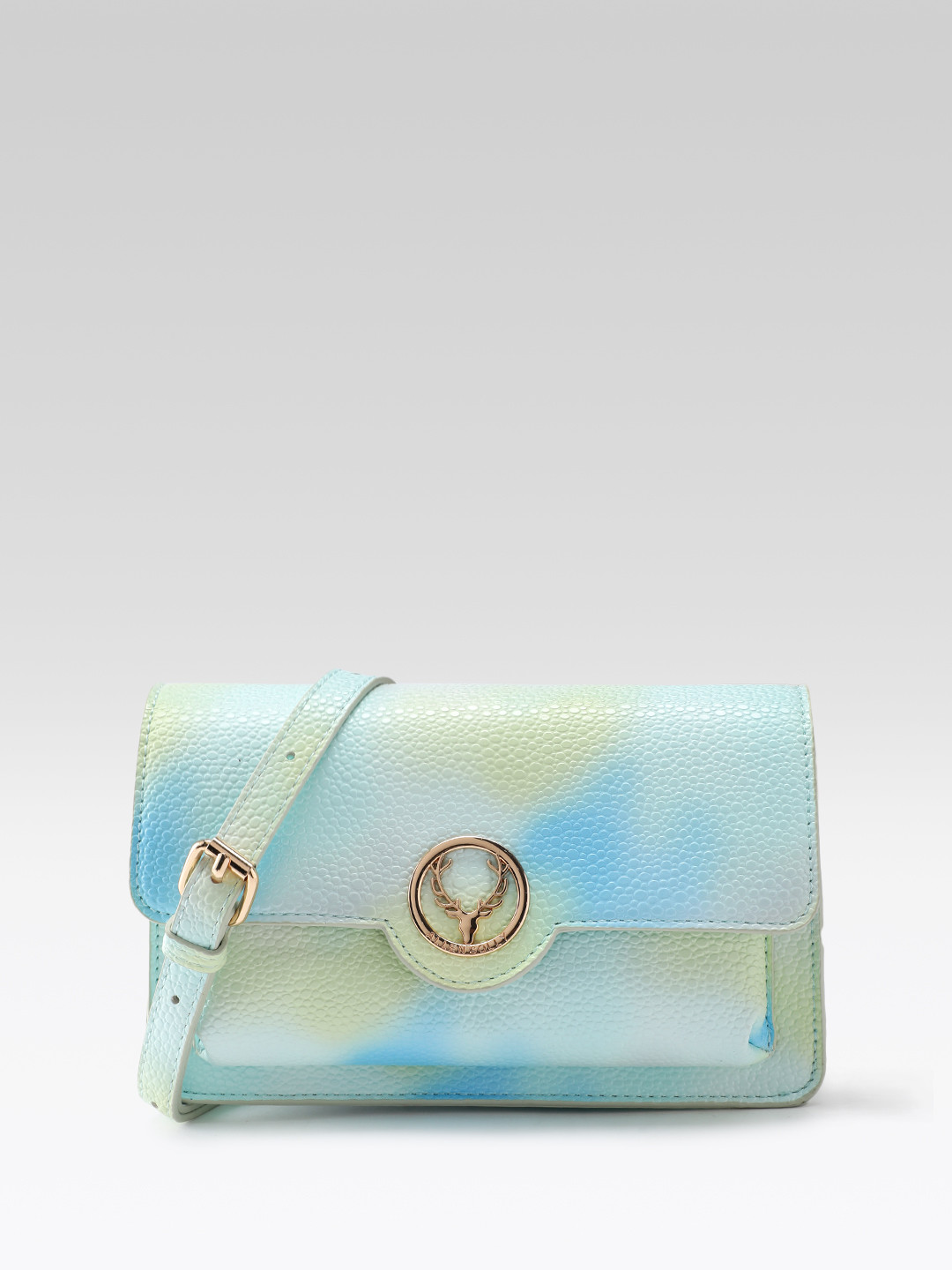 Allen Solly Textured Structured Handheld Bag