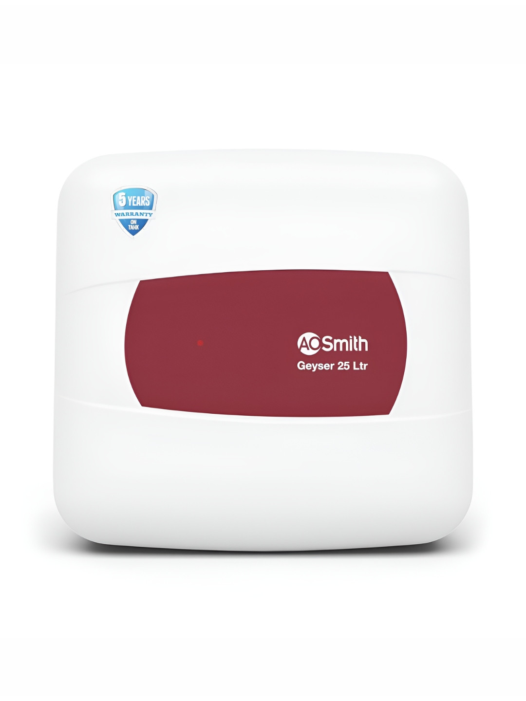 AO Smith White & Red Wall Mounted Water Heater - 25 L