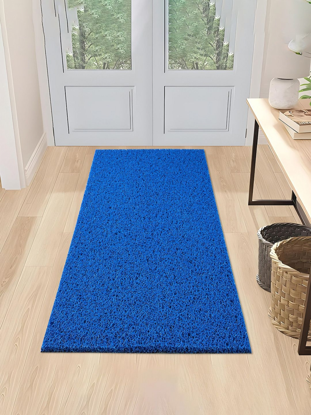 Myntra Elegant Homes Blue Water Absorbing Large Front Floor Doormat