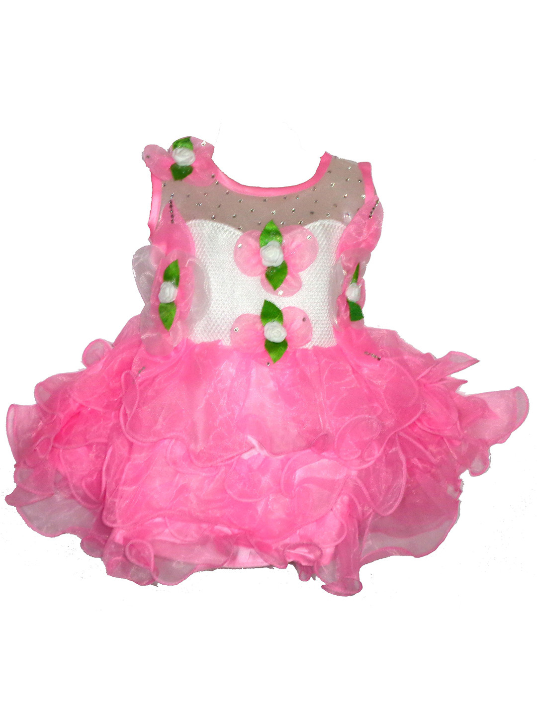 kids fashion hub Georgette Fit & Flare Dress