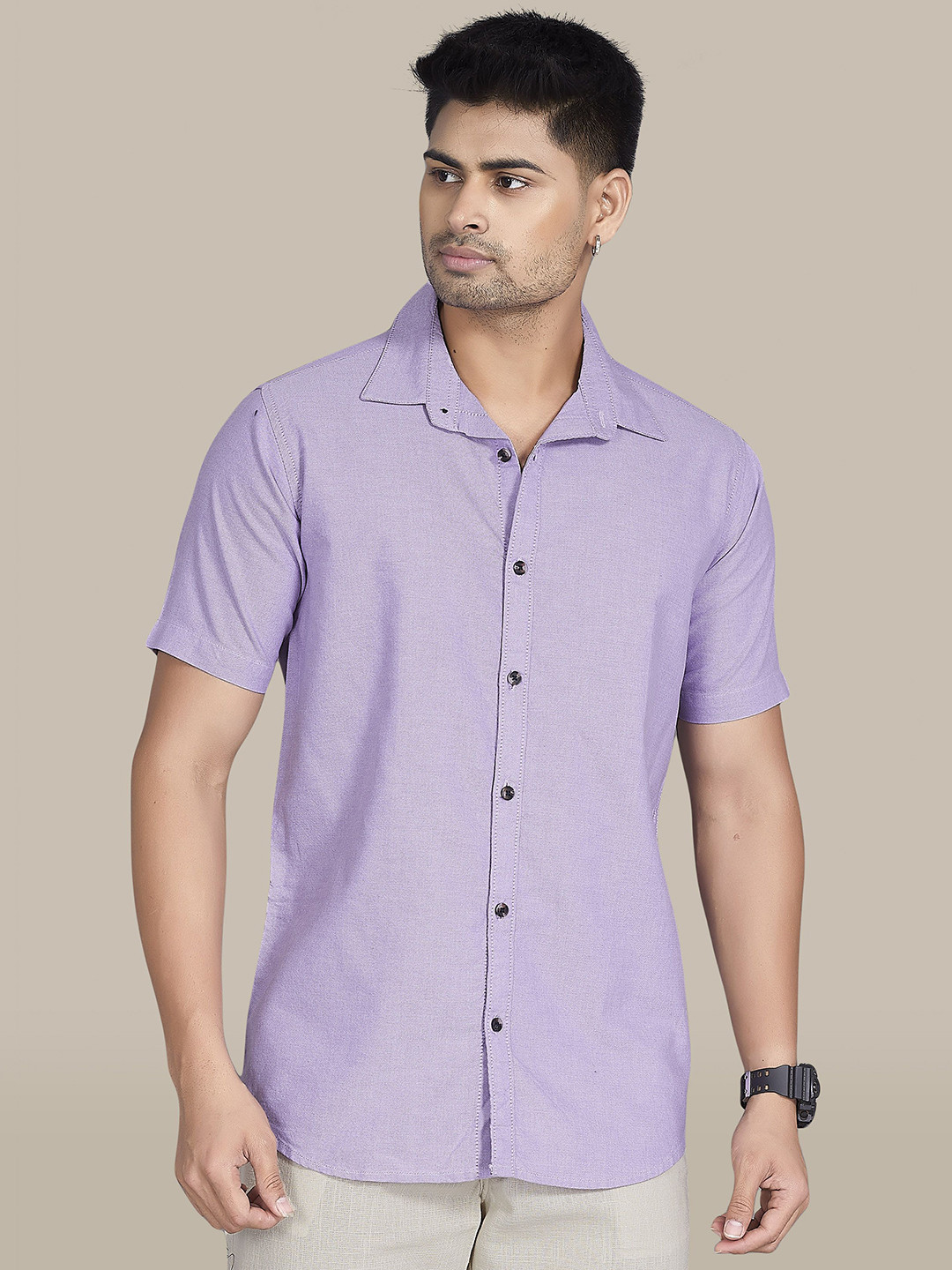 THE BEETEL HOUSE Club Slim Fit Cotton Casual Shirt