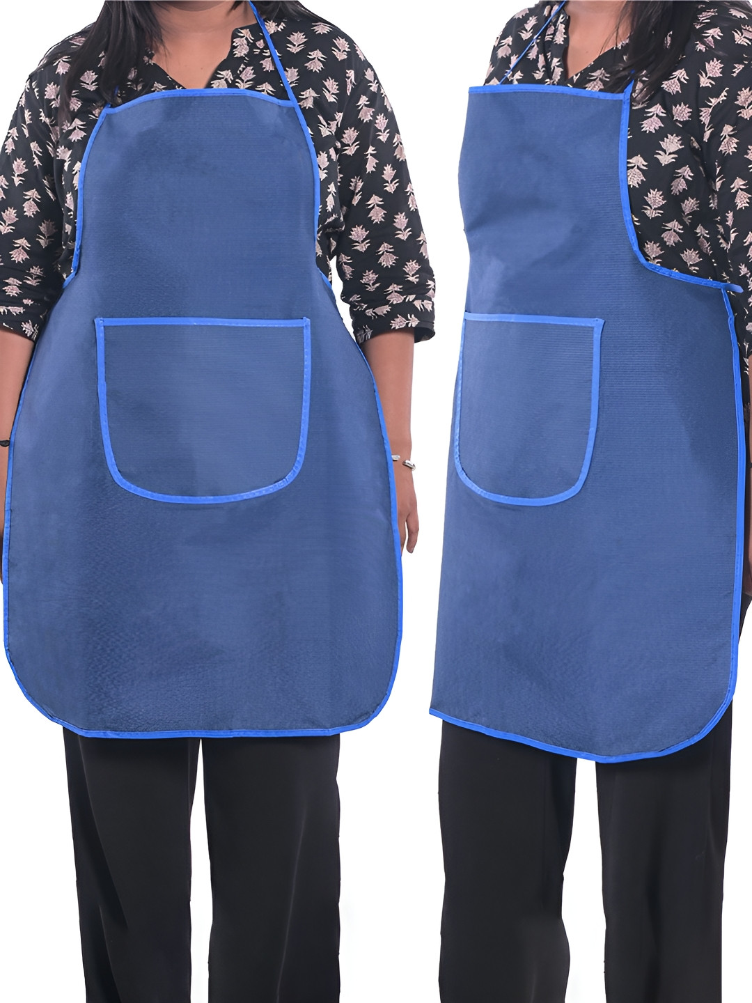 Aura 2-Pcs Blue Waterproof Aprons