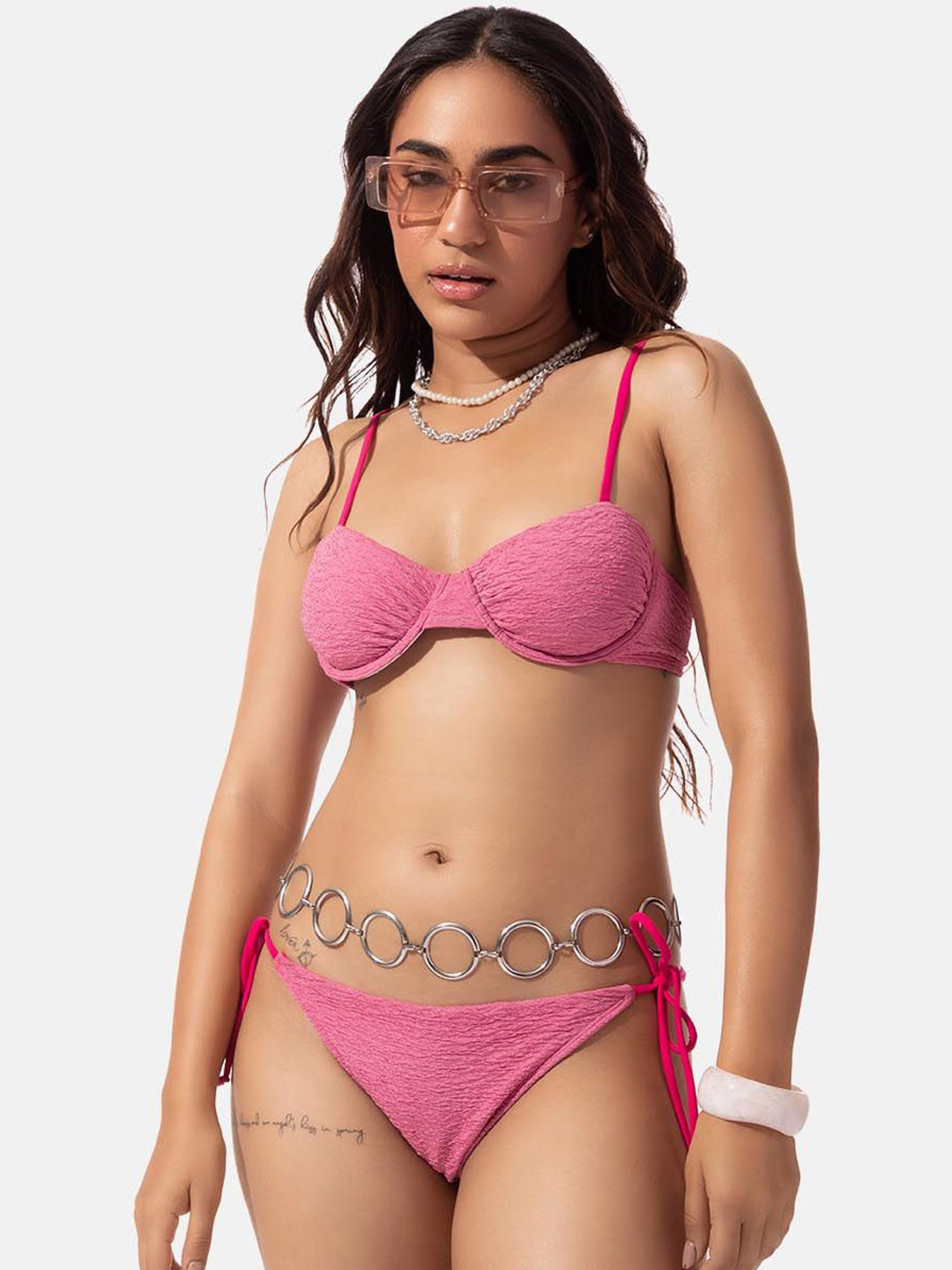 Lemonlords Textured Underwire Bikini Top