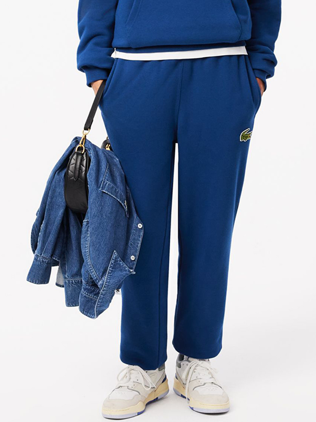 Lacoste Men Pure Cotton Relaxed-Fit Mid-Rise Track Pant