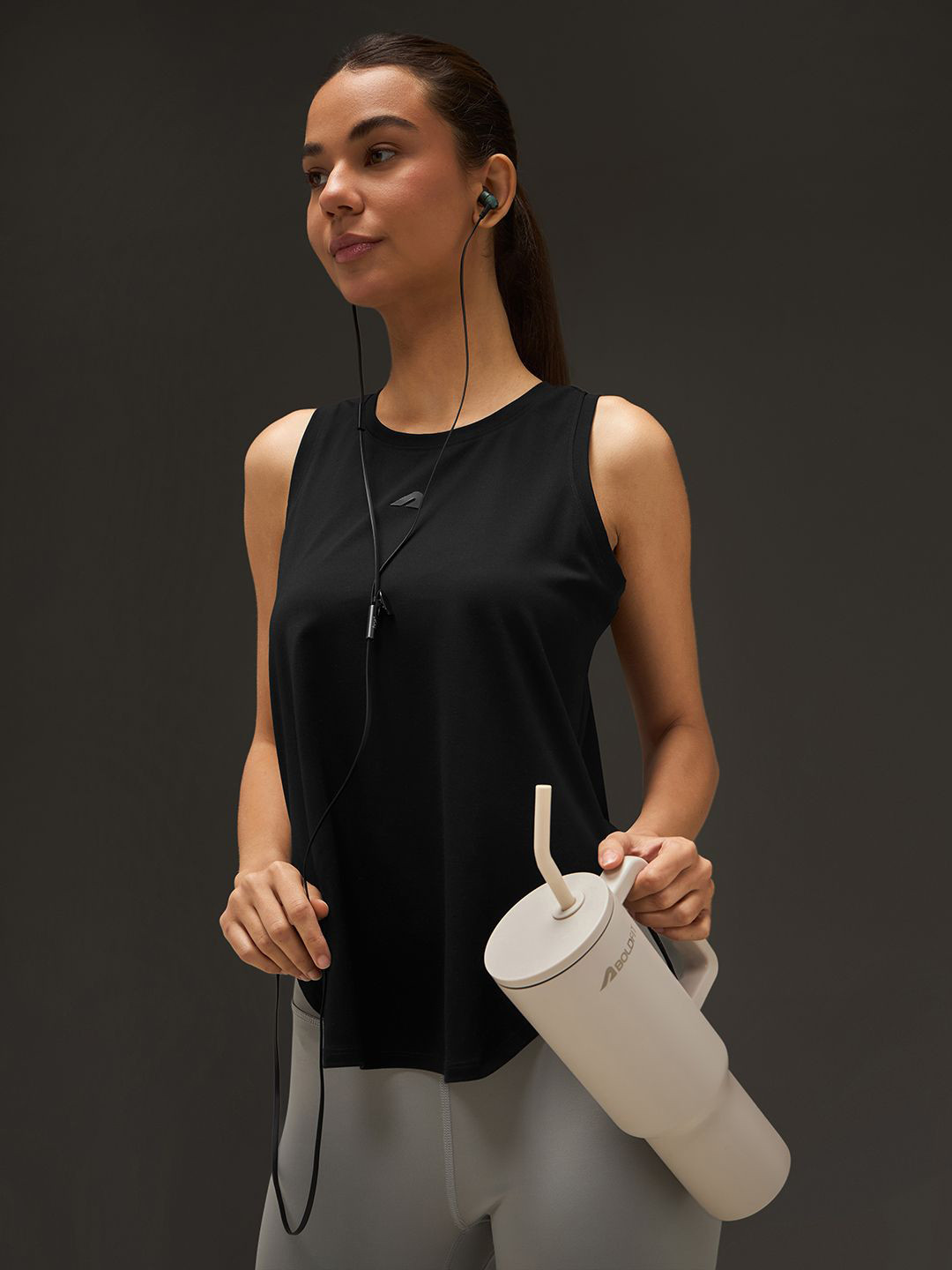 BOLDFIT Women Elevated Flared Yoga Tank Top