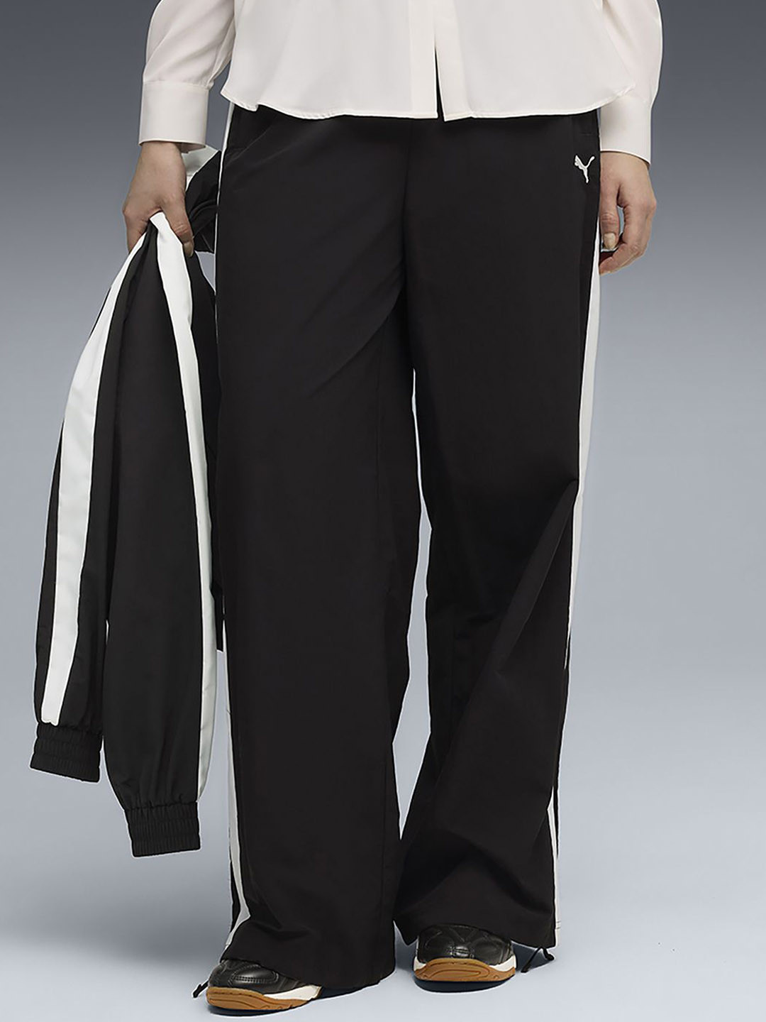 Puma T7 Family Women Relaxed-Fit Signature Stripes Track Pants