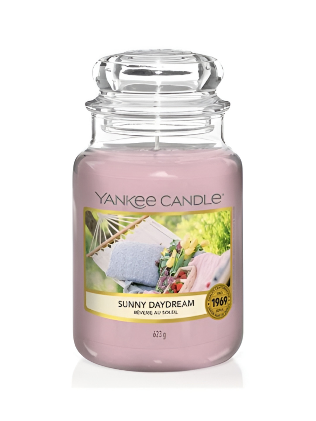 YANKEE CANDLE Sunny Daydream 1 Wick Sunny Day Cream Solid Geometric Regular Jar Candles