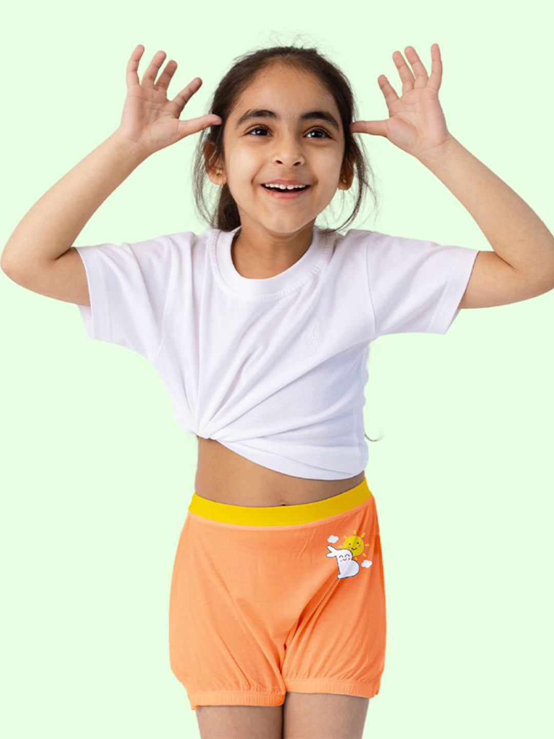 SuperBottoms Girls Boy Short Mid Rise Brief Und-G-BL-NS-4-6Y-1P_N