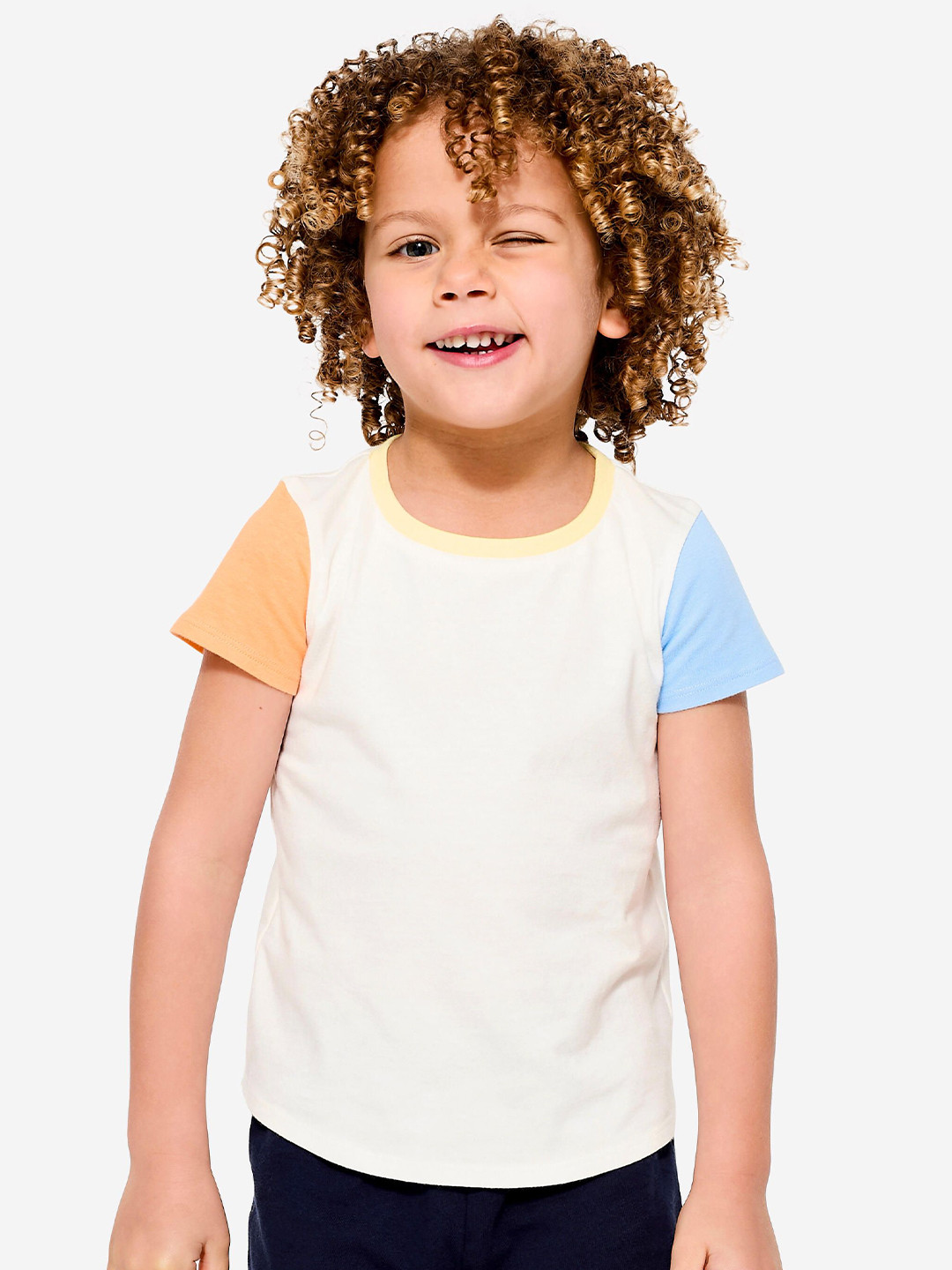 Decathlon Domyos - Kids White Stretchable Multisports T-Shirt