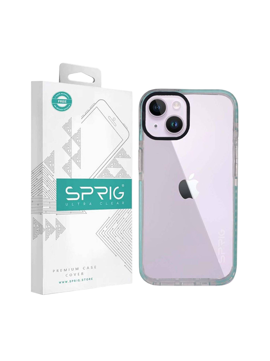 SPRIG iPhone 14 TPE PC Transparent Back Cover