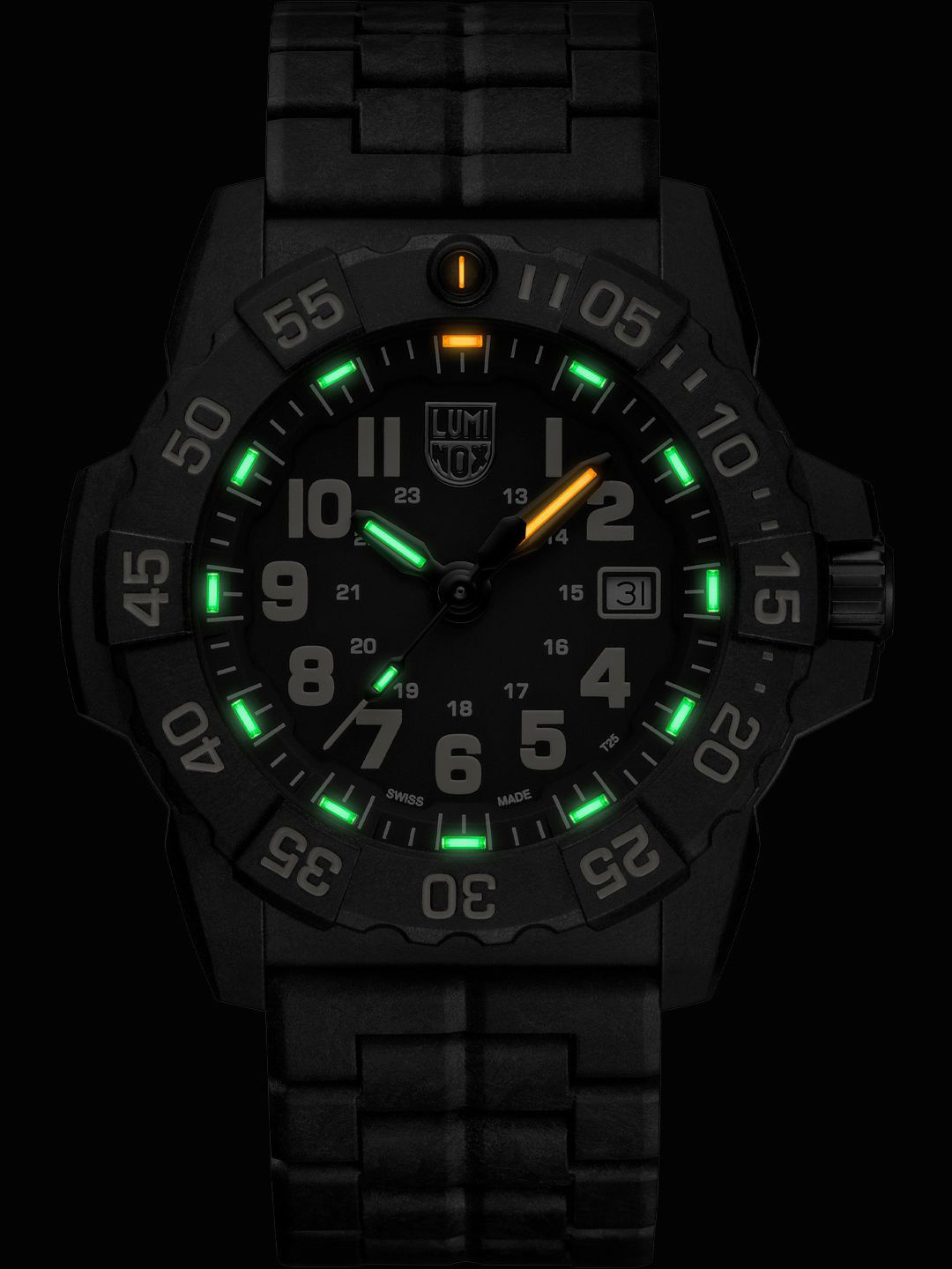 Luminox Navy SEAL Men Round Dial & Straps Analogue Military Dive Watch Watch XS.3510