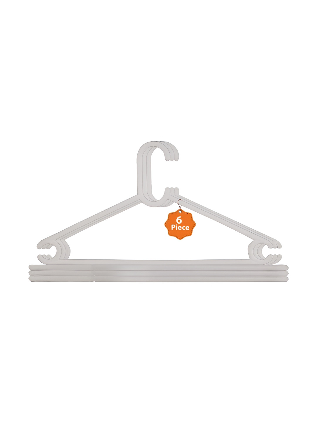 Myntra Elegant Homes 6-Pcs White ClothesHangers