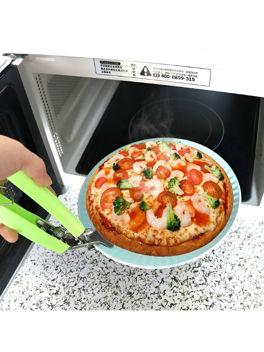 upkaranwale Green Grabbing Clamp Dishes Bowl Lifting Device