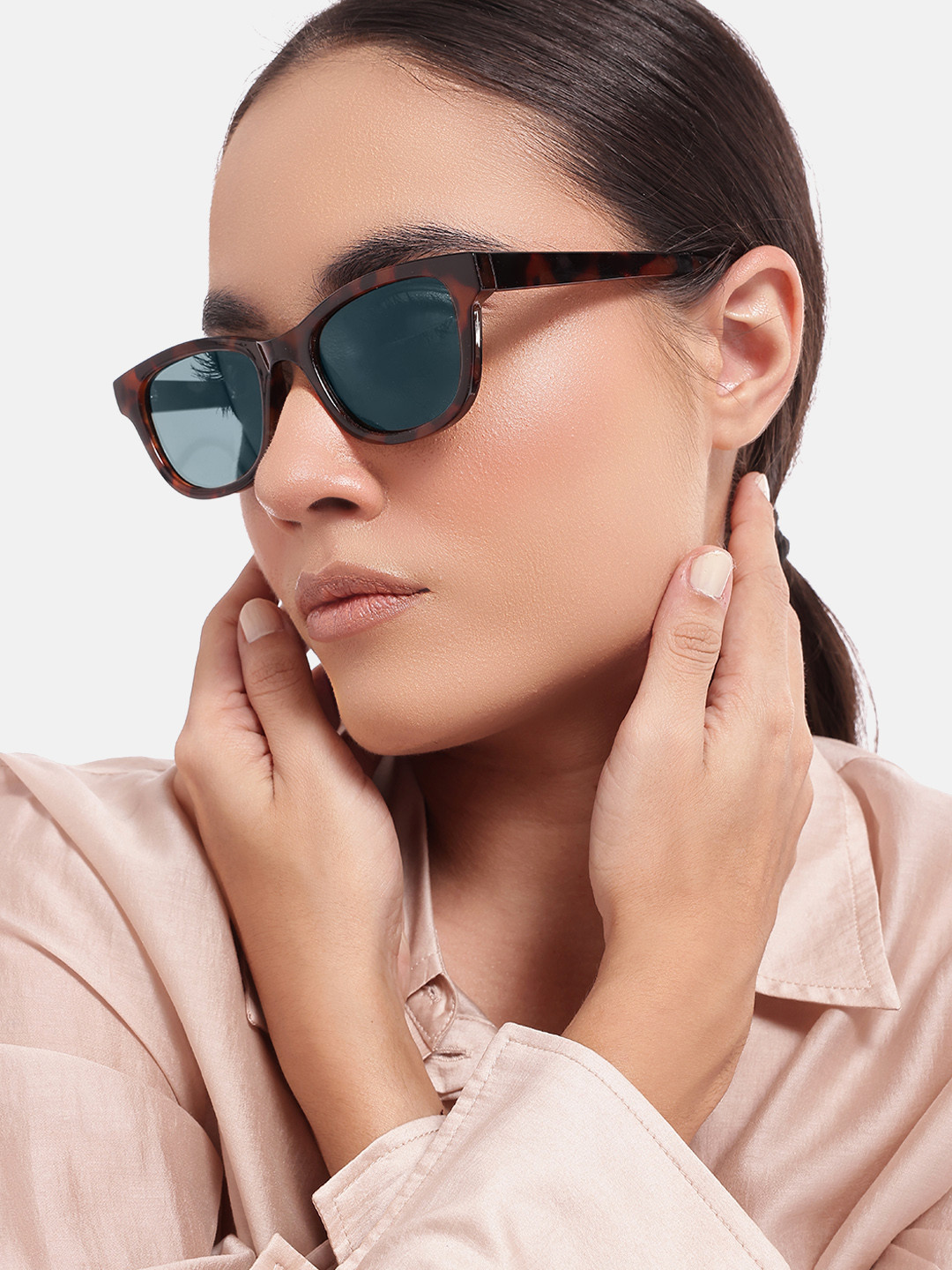 MANGO Women Square Sunglasses with UV Protected Lens - 17911134-32