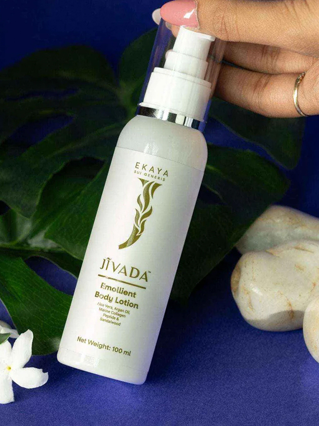 Jivada Emollient Body Lotion With Aloe Vera & Argan Oil - 100 ml