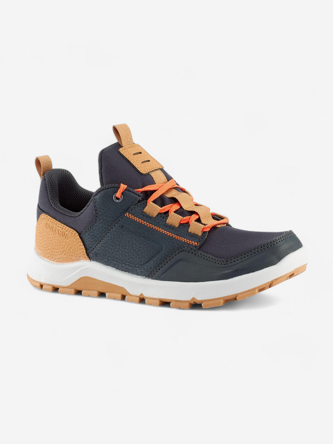 Decathlon Quechua - Kids Orange Grey NH500 Water-Repellent Hiking Boots