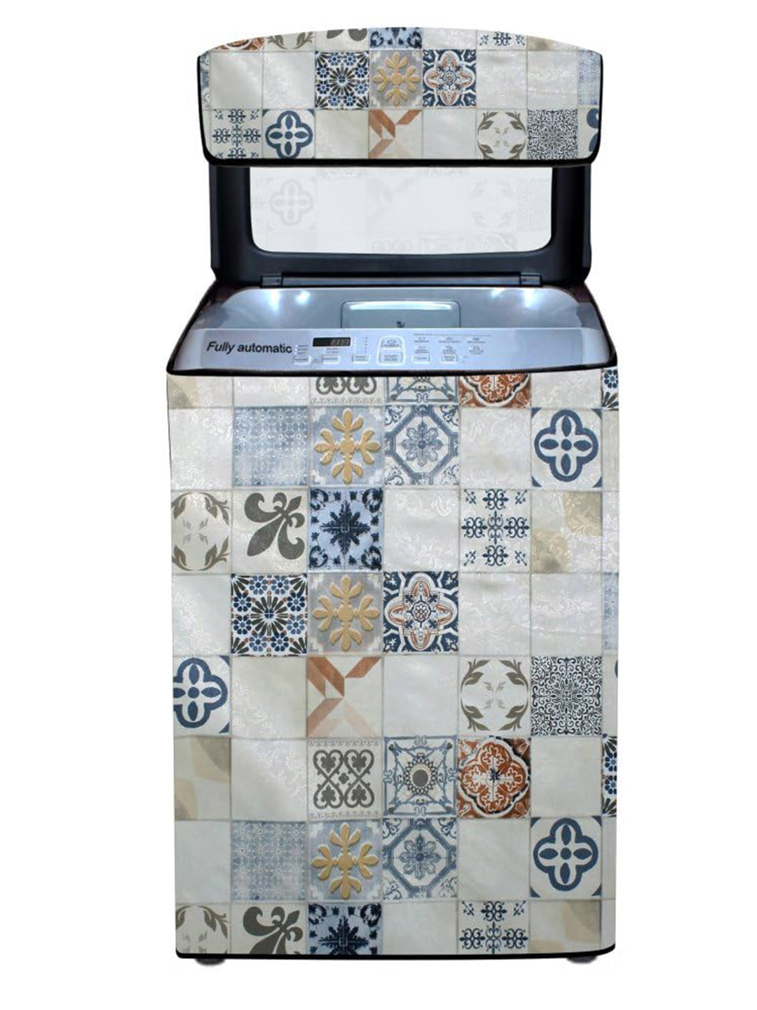 The Furnishing Tree Cream Plastic Washing Machine Cover
