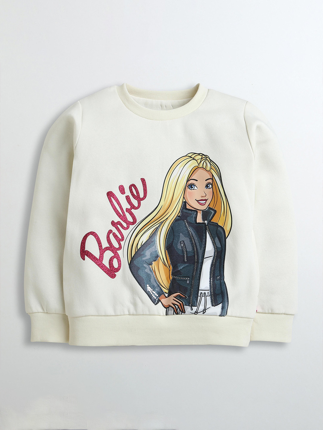Tiny Girl Barbie Graphic Printed Sweatshirt