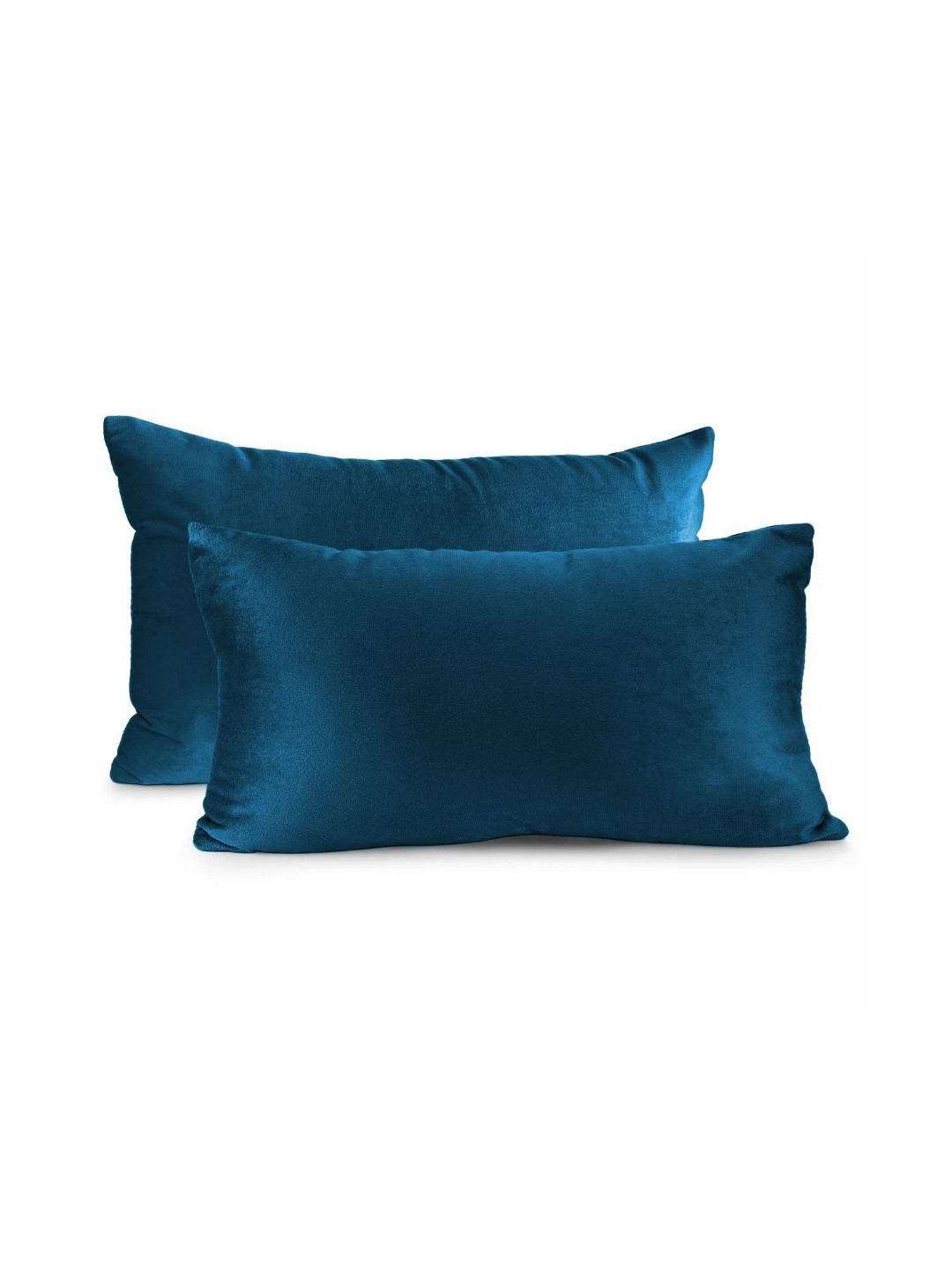 DADDY COOL Sea Green Set of 2 Fibre Filled Faux Velvet Ultra Soft Sleep Pillow