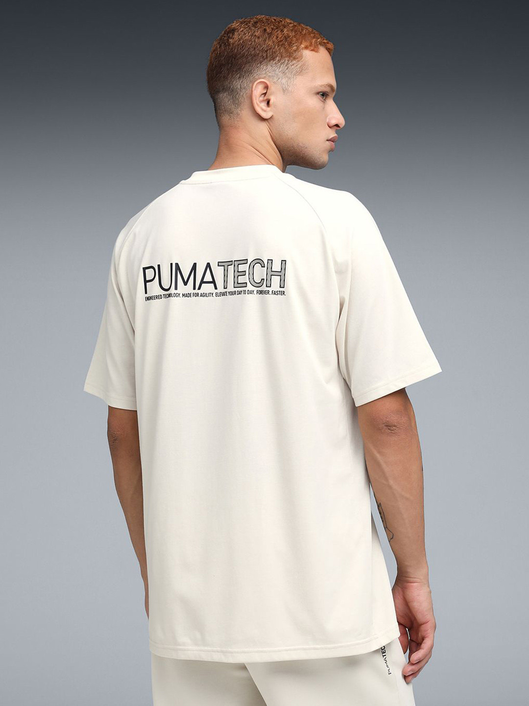 Puma TECH Men Relaxed Fit Graphic T-shirt