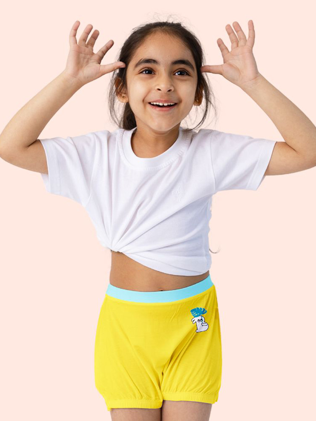 SuperBottoms Girls Boy Short Mid Rise Brief Und-G-BL-NL-4-6Y-1P_N