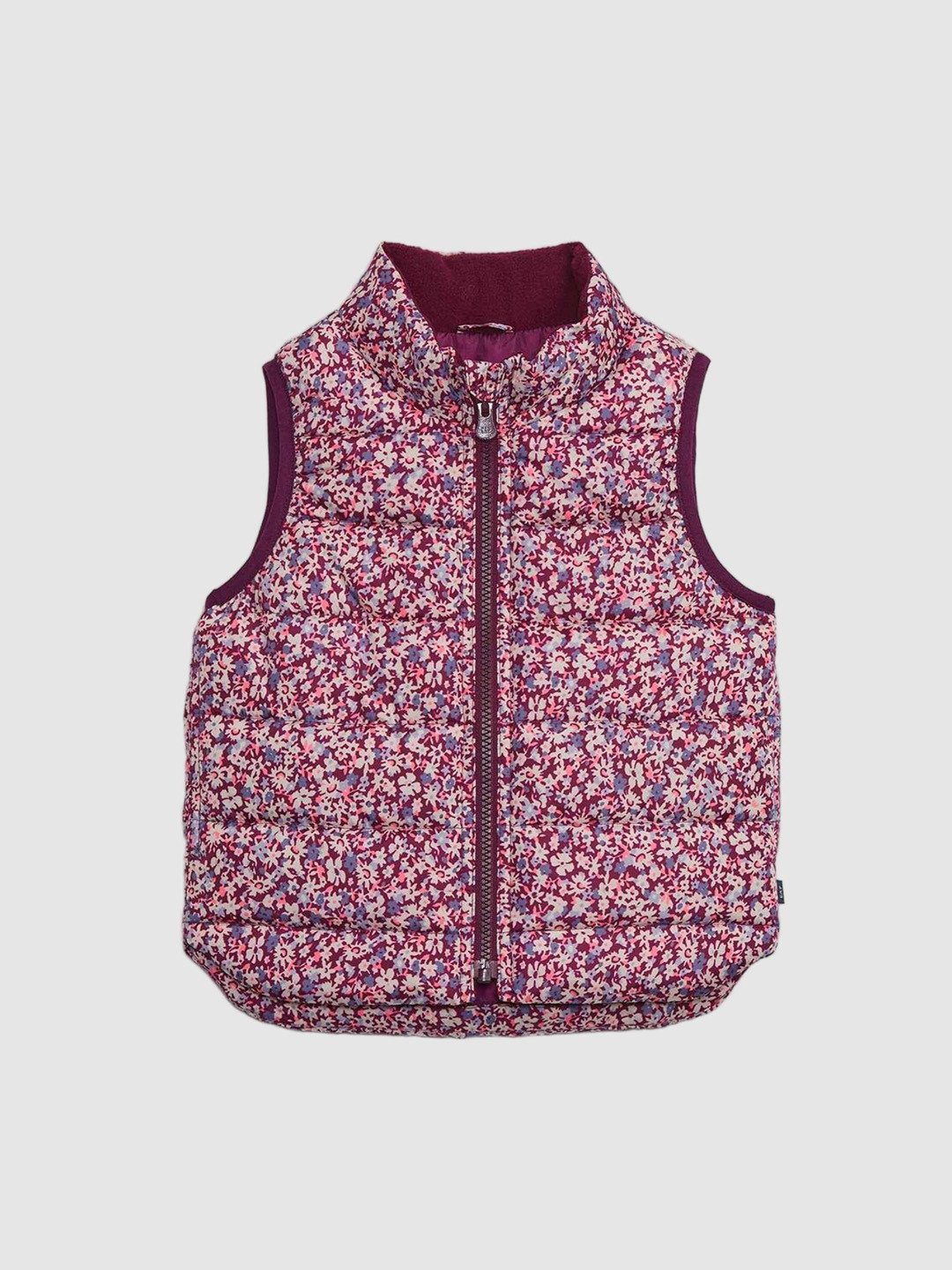 GAP Girls Floral Printed Relaxed Fit Gilet