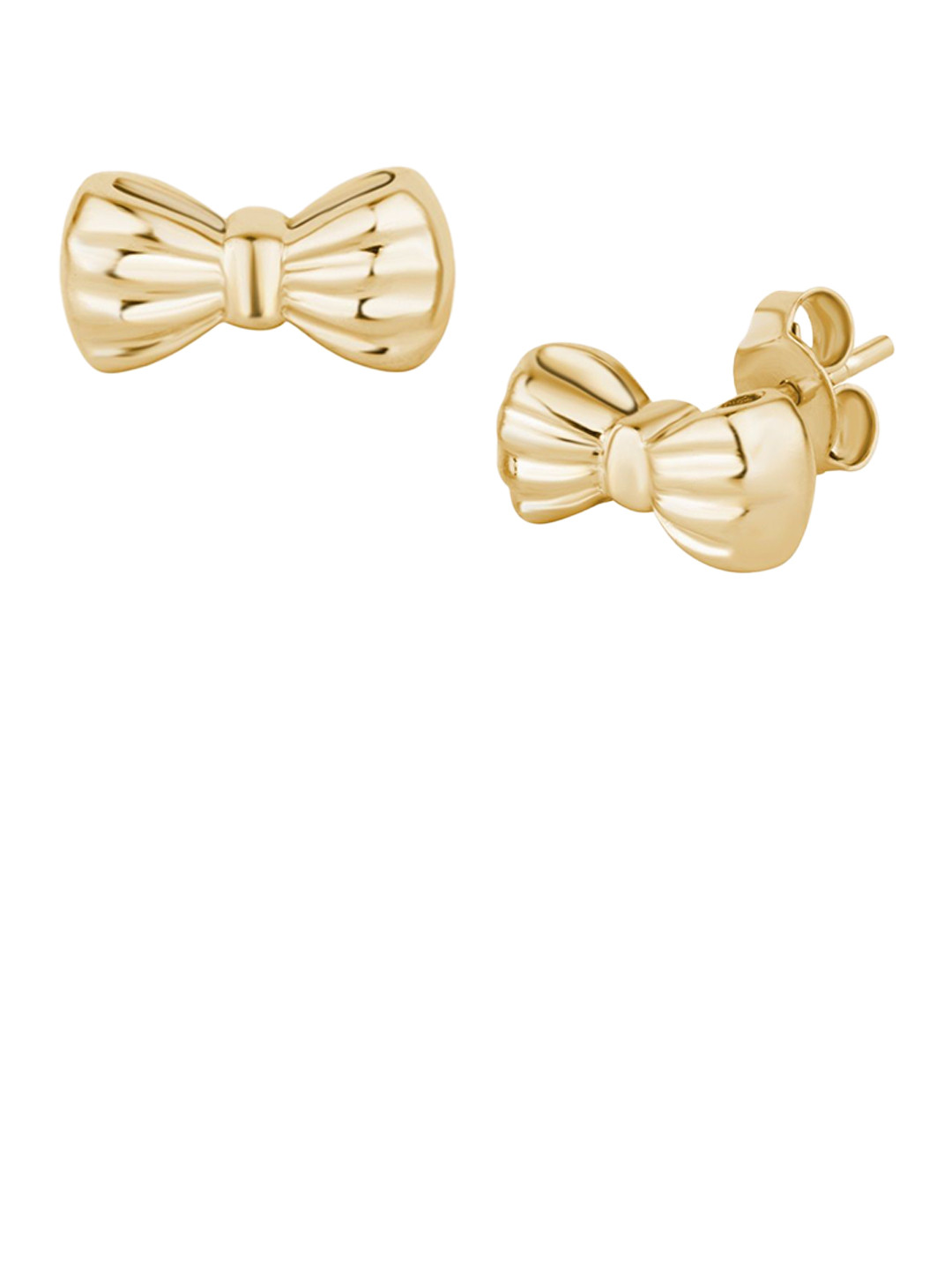 KYMEE 18K Gold Vermeil Bow Tie Shaped Studs Earrings