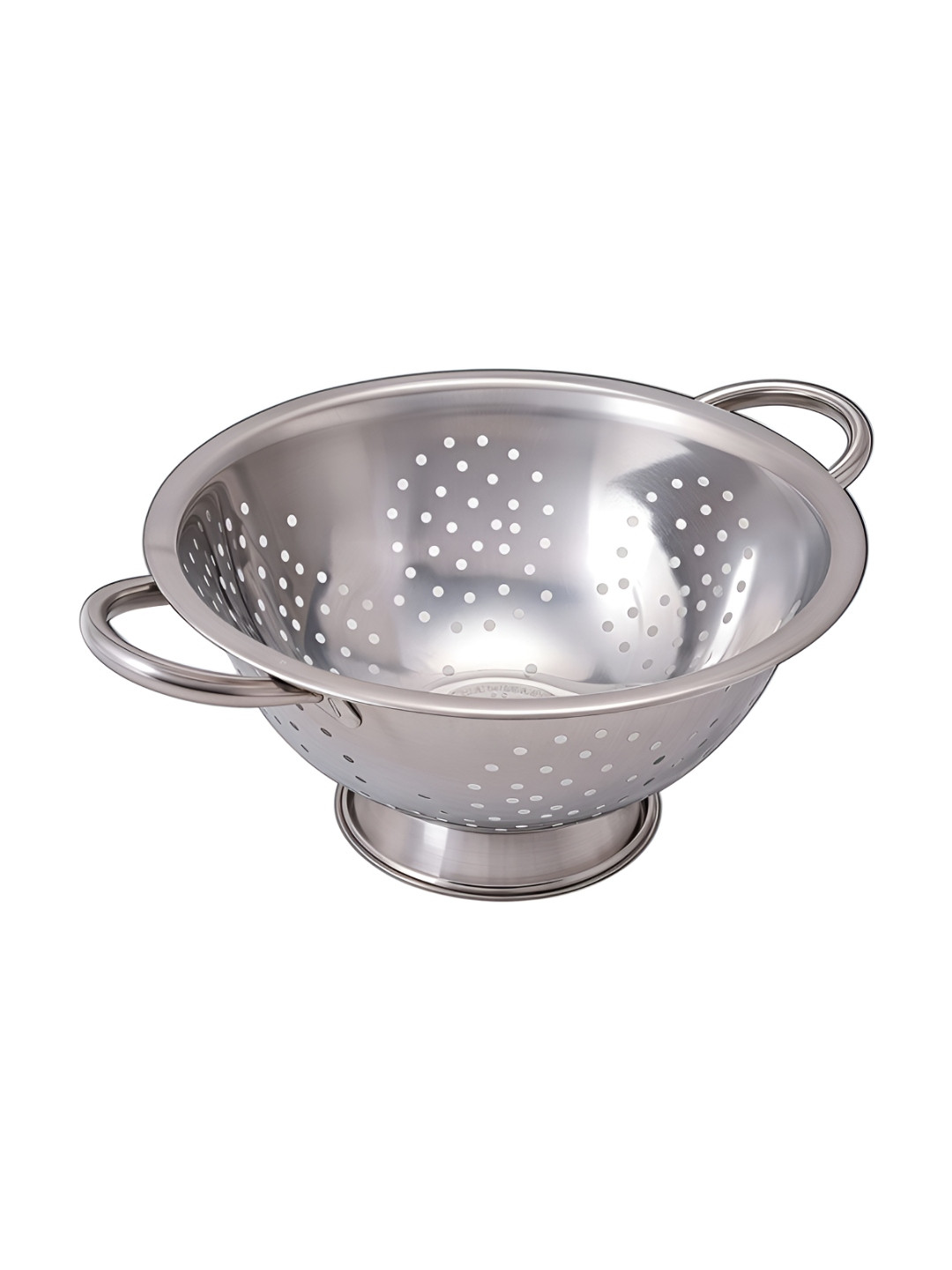 Wonderchef Ambrosia Silver-Toned Stainless Steel Colander Strainer