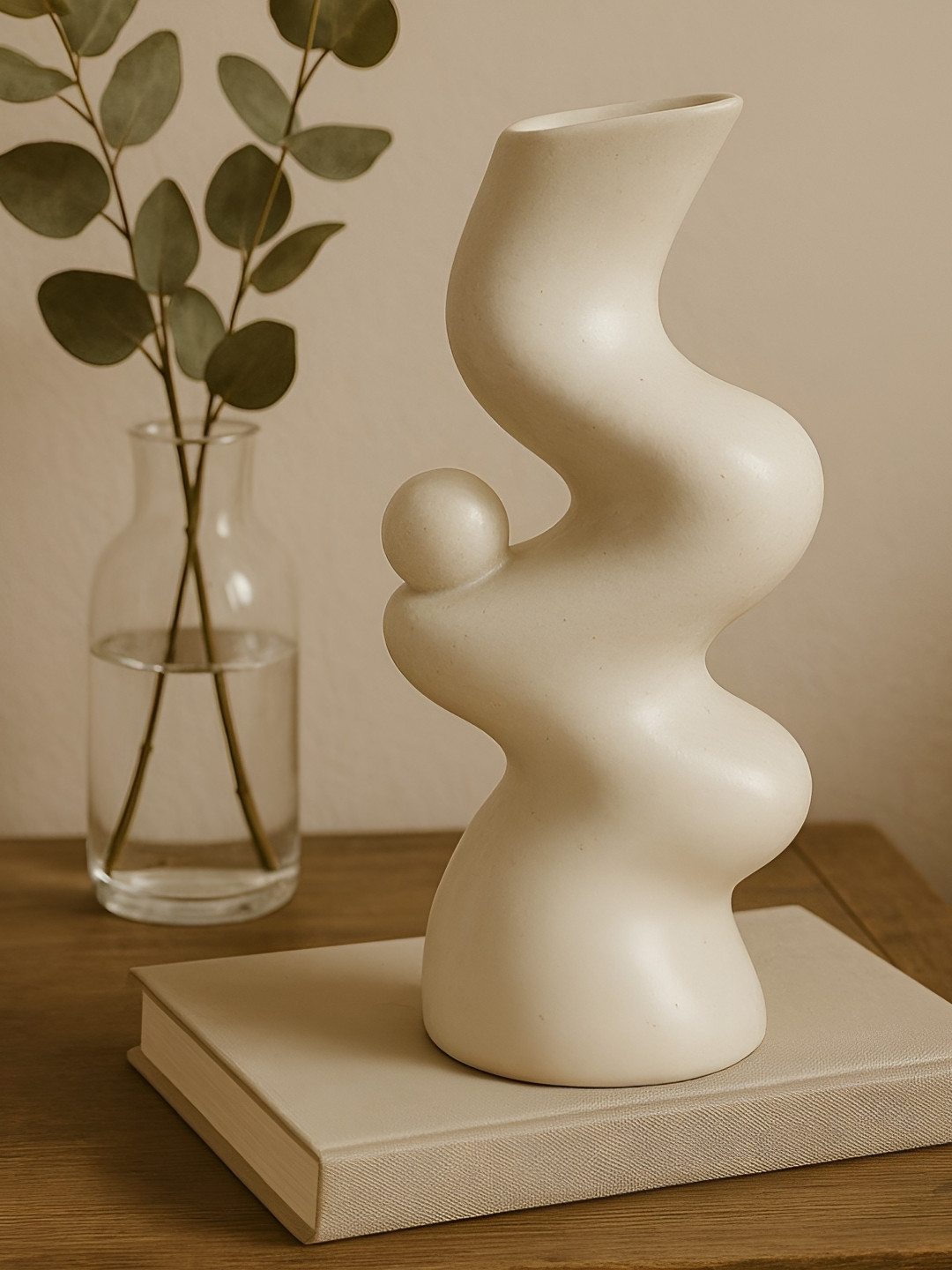 GLOBALLY INDIAN Muse Flow Sculptural Vase