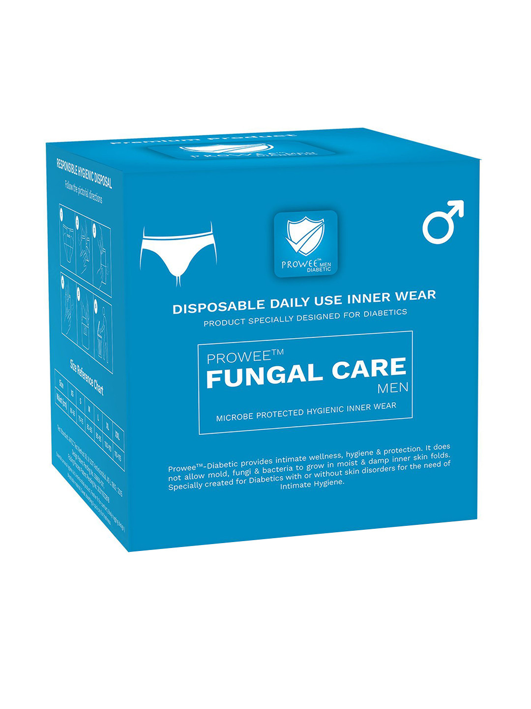 Prowee Men Fungal Care Disposable Brief for Groin Infection