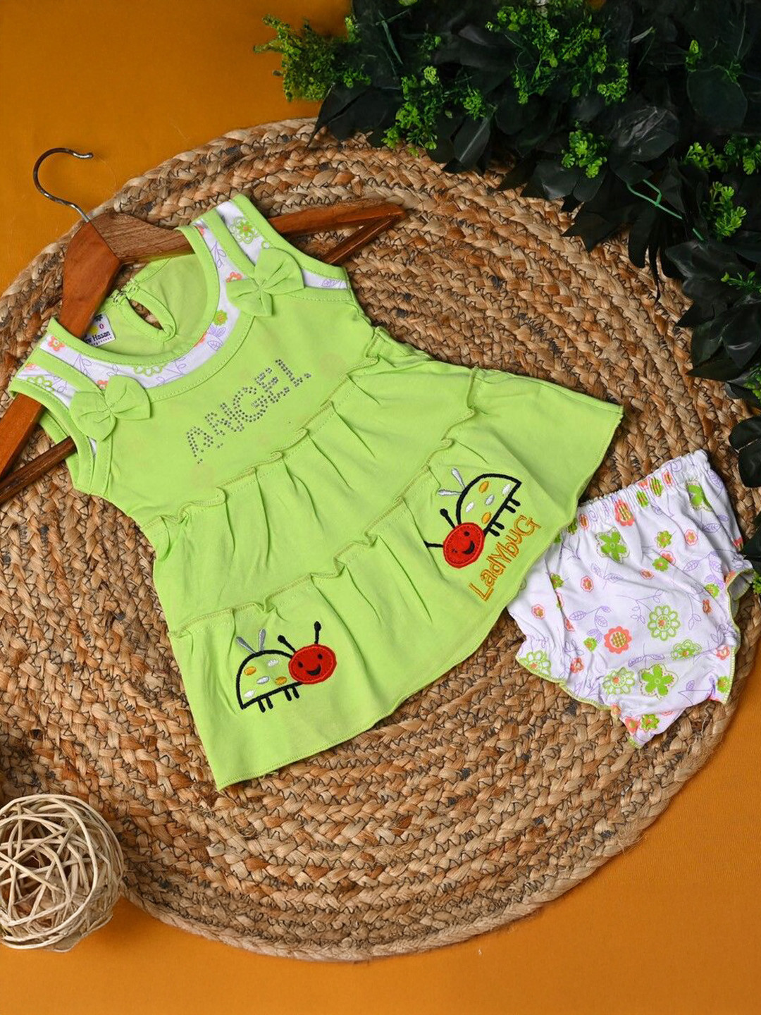 ER LIFE Style Girls Floral Printed A-Line Dress