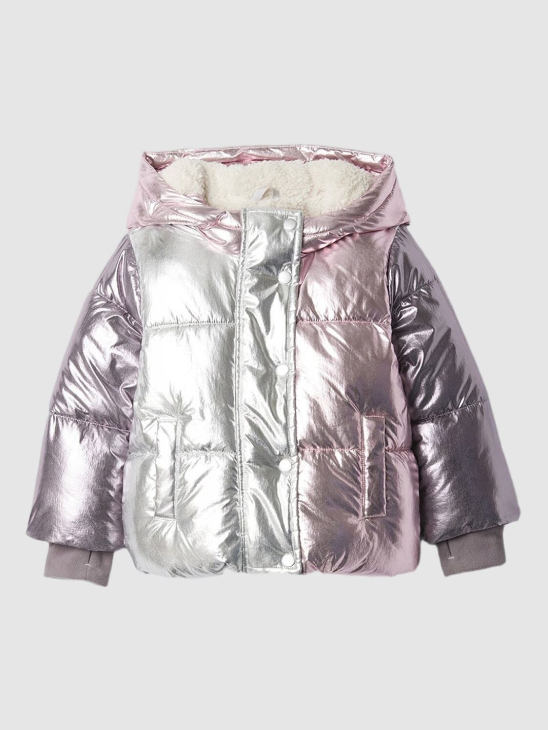 GAP Girls Quilted Puffer Jacket With Insert Pockets