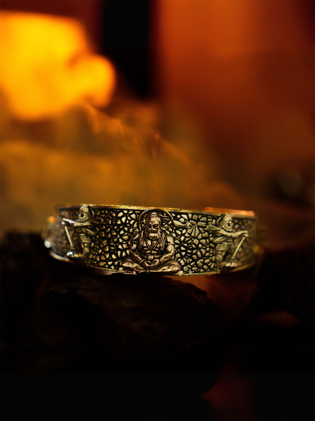 Japam Unisex Brass Kada Bracelet
