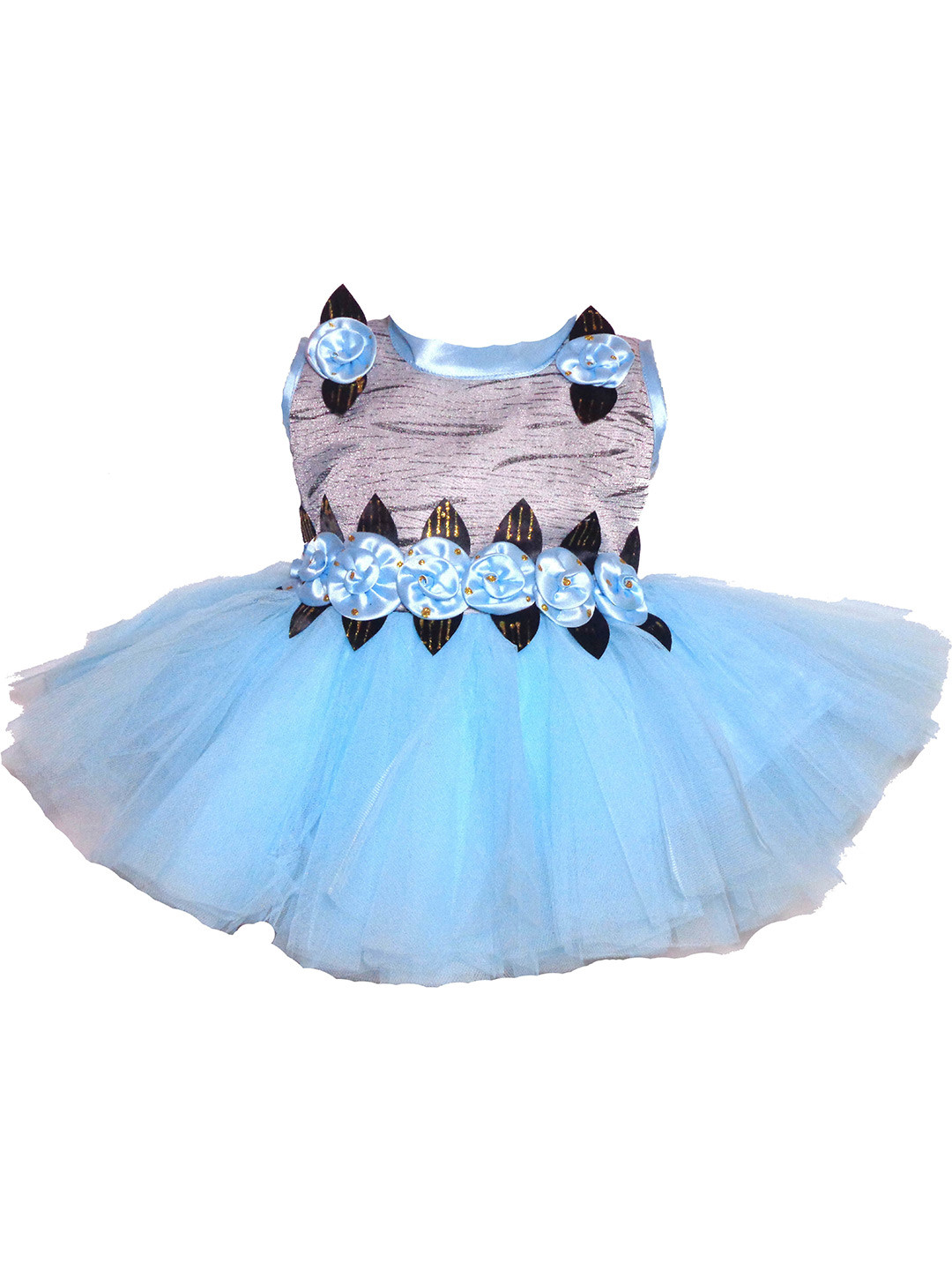 kids fashion hub Georgette Fit & Flare Dress