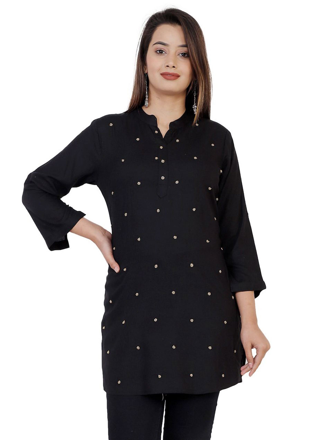 Jyoti Women Ethnic Motifs Embroidered Kurti