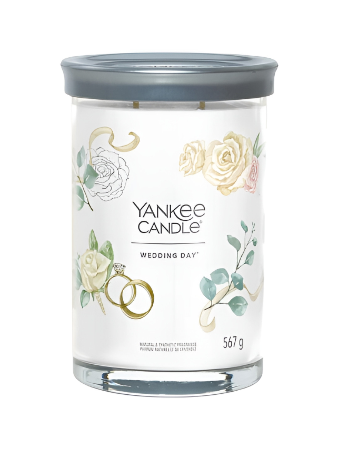 YANKEE CANDLE Wedding Day Scented 2 Wick Abstract Geometric Regular Jar Candles